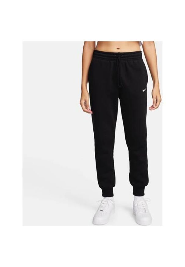 Spodnie sportowe damskie Nike Nsw Phnx Flc. Kolor: czarny. Materiał: dresówka. Długość: długie