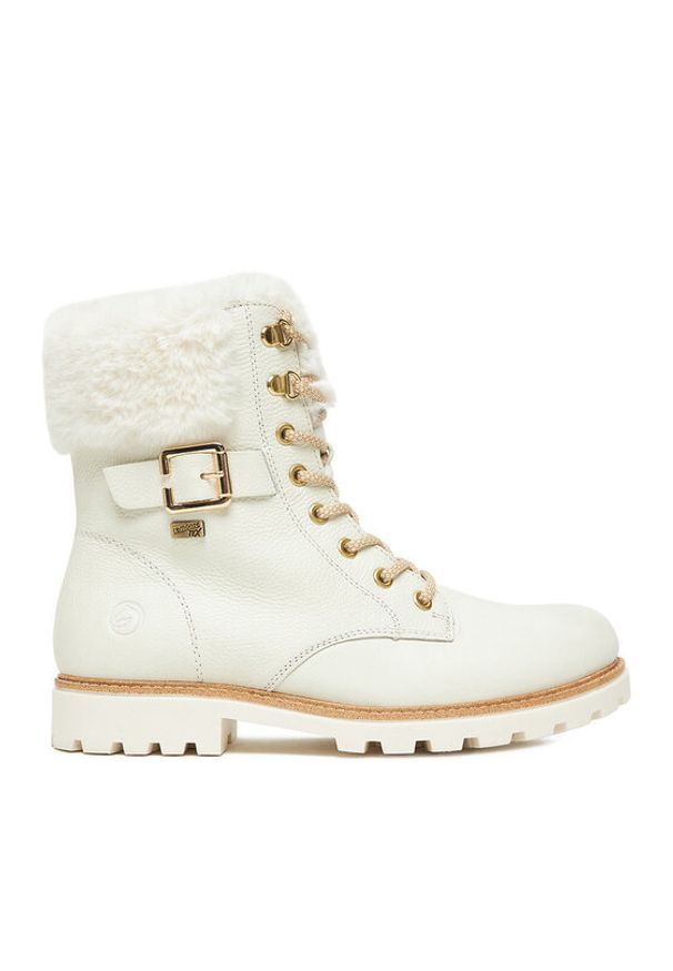 Remonte Trzewiki CEO-D8481-80 Biały. Kolor: biały. Materiał: skóra