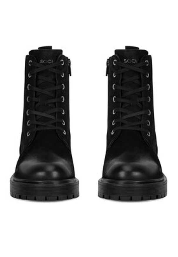 Lasocki Trzewiki WI23-STYX-10 Czarny. Kolor: czarny. Materiał: skóra, nubuk