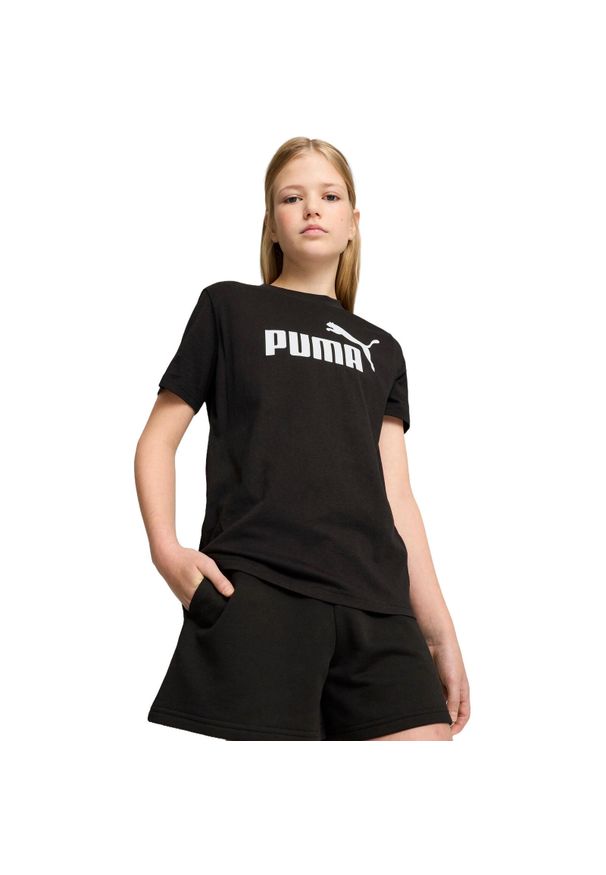 Koszulka Puma Ess No. 1 Logo Tee G, Dzieci. Kolor: czarny. Materiał: bawełna, materiał