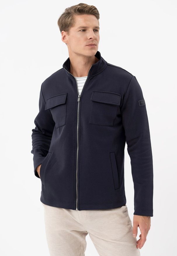 Volcano - Bluza ze stójką B-NORTH. Okazja: na co dzień. Typ kołnierza: kołnierzyk stójkowy. Materiał: poliester, bawełna, materiał. Styl: casual