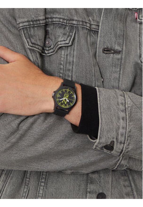 Nautica Zegarek NAPJSS221 Czarny. Kolor: czarny
