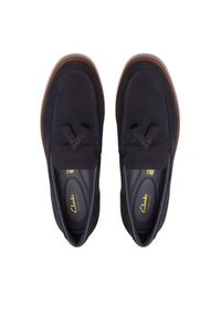 Clarks Mokasyny Torford Tassel 26180334 Granatowy. Kolor: niebieski. Materiał: zamsz, skóra #4