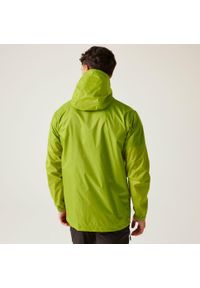 Regatta - Pack It III męska kieszonkowa turystyczna wodoodporna kurtka. Kolor: zielony