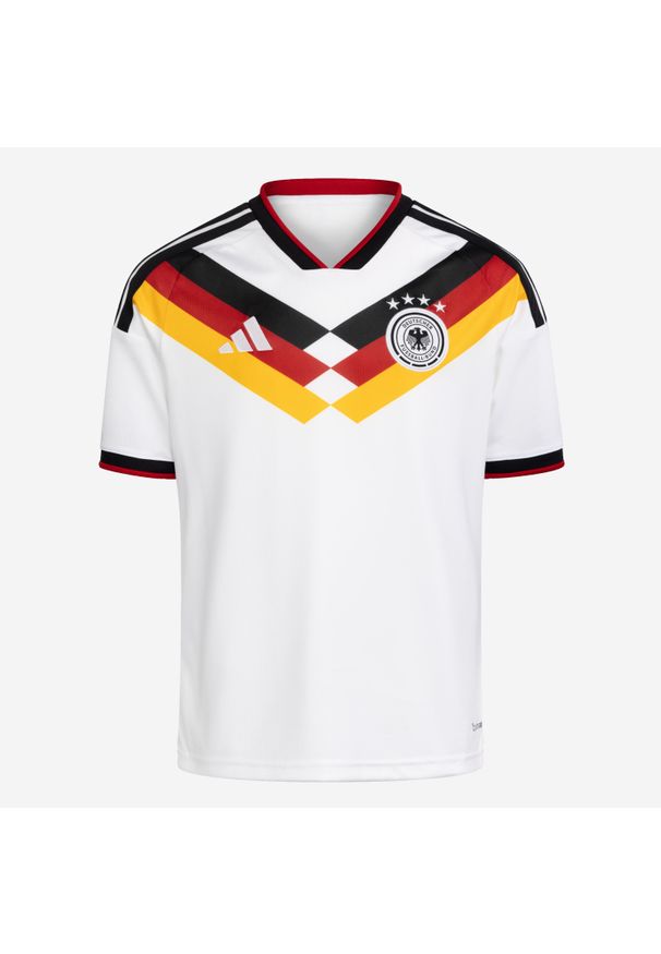 Adidas - Koszulka piłkarska dla dzieci replika Niemcy 26 ADIDAS domowa. Technologia: ClimaCool (Adidas). Sport: piłka nożna