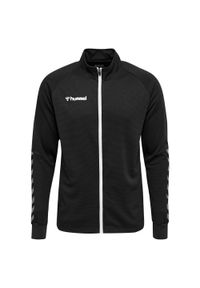 Kurtka Sportowa Hummel HML AUTHENTIC POLY ZIP JACKET czarna. Kolor: biały, czarny, wielokolorowy. Materiał: poliester. Sport: fitness