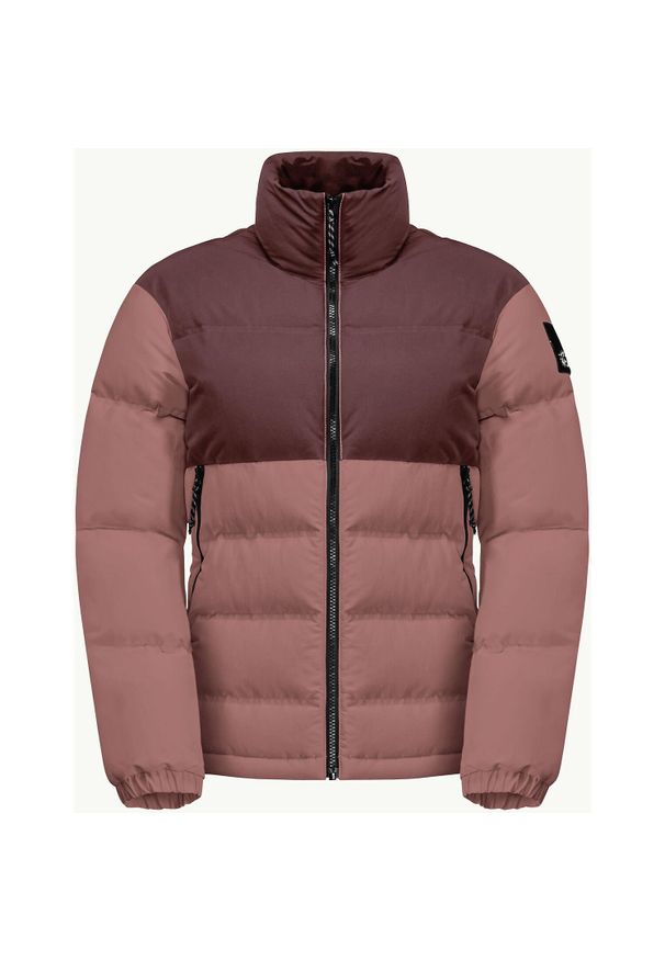 Kurtka puchowa damska Jack Wolfskin Alex Down. Kolor: wielokolorowy. Materiał: puch. Sport: turystyka piesza