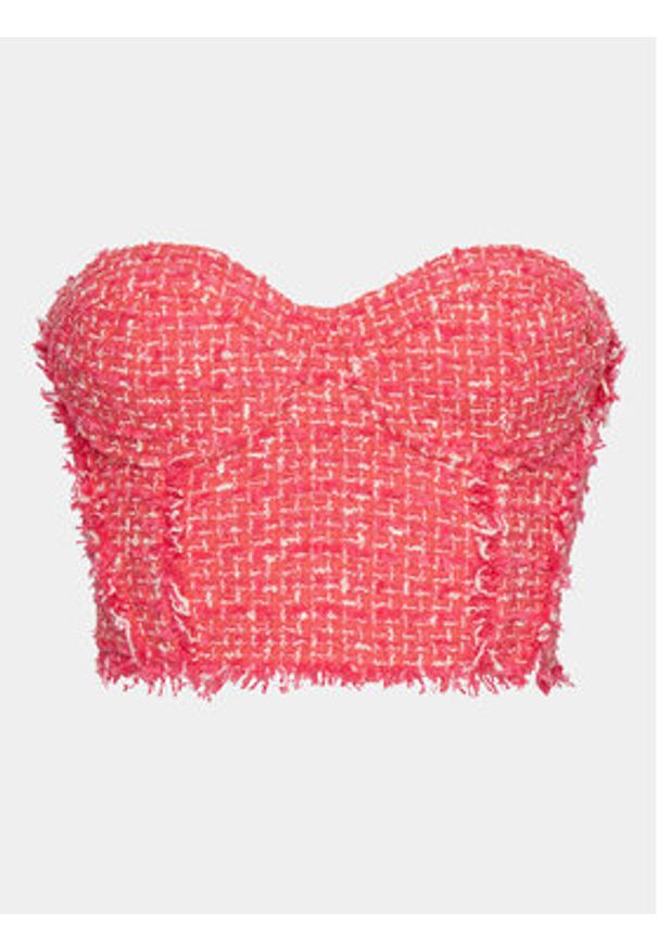 Patrizia Pepe Top 8C0678/A376-F592 Różowy Regular Fit. Kolor: różowy. Materiał: bawełna