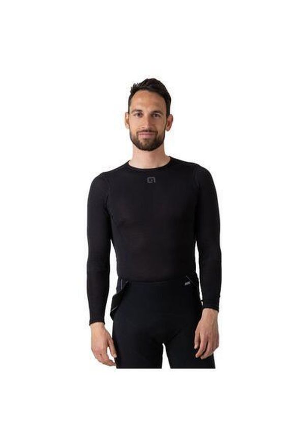 ALÉ CYCLING - Koszulka termoaktywna męska Alé Cycling Grid. Kolor: czarny. Sport: kolarstwo