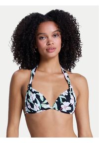 Roxy Góra od bikini Printed Essentials ERJX305701 Czarny. Kolor: czarny. Materiał: syntetyk #1