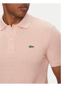 Lacoste Polo PH4012 Różowy Slim Fit. Typ kołnierza: polo. Kolor: różowy. Materiał: bawełna #4