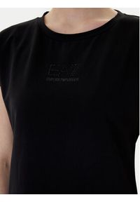 EA7 Emporio Armani Sukienka codzienna 7W000957 AF12484 MC043 Czarny Regular Fit. Okazja: na co dzień. Kolor: czarny. Materiał: bawełna. Typ sukienki: proste. Styl: casual #2