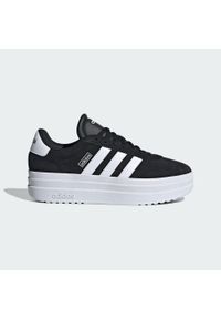 Adidas - Buty VL Court Bold. Kolor: czarny, biały, wielokolorowy. Obcas: na platformie