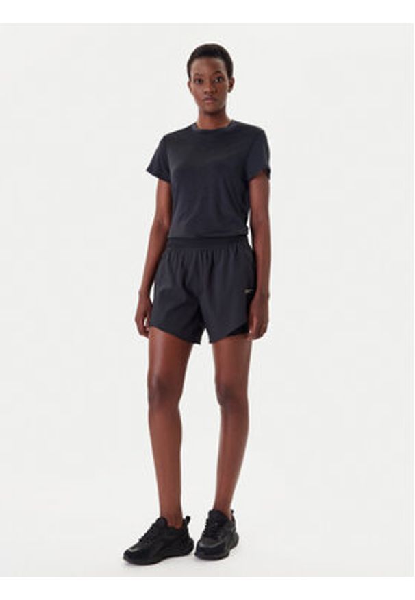 Reebok Koszulka techniczna Chill 100214669 Czarny Slim Fit. Kolor: czarny. Materiał: syntetyk