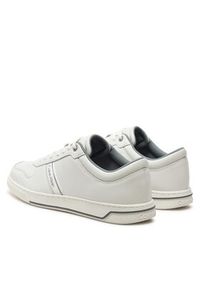 Calvin Klein Sneakersy Low Top Lace Up Logo HM0HM01491 Biały. Kolor: biały. Materiał: skóra #6