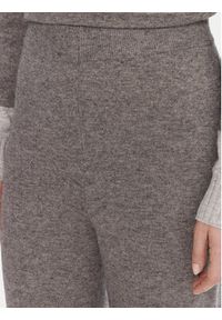 United Colors of Benetton - United Colors Of Benetton Spodnie dzianinowe 102HDF00Z Szary Wide Leg. Kolor: szary. Materiał: wiskoza, syntetyk #3