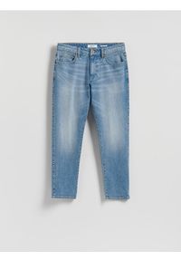 Reserved - Jeansy relaxed straight - niebieski. Kolor: niebieski