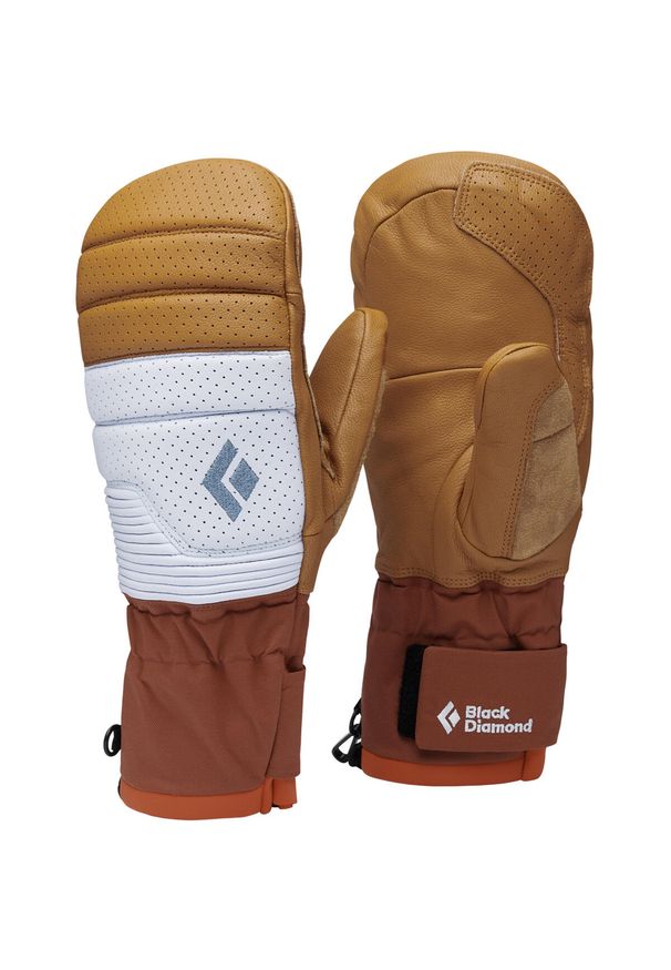 Rękawice narciarskie dla kobiet Black Diamond Progression Mitts. Kolor: niebieski, pomarańczowy, wielokolorowy. Sezon: zima. Sport: narciarstwo