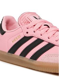 Adidas - adidas Buty do piłki nożnej Samba Messi Indoor JR0424 Różowy. Kolor: różowy. Materiał: skóra #6