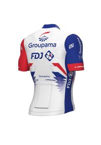 ALÉ CYCLING - Koszulka rowerowa męska Alé Cycling Prime Groupama FDJ. Kolor: biały, wielokolorowy, niebieski