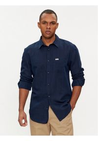 Wrangler Koszula 112352186 Granatowy Regular Fit. Kolor: niebieski. Materiał: bawełna #1
