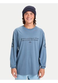 Quiksilver Longsleeve Ev Cold Ways EQYZT08190 Niebieski Regular Fit. Kolor: niebieski. Materiał: bawełna. Długość rękawa: długi rękaw #1
