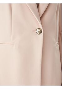 Maryley Marynarka MARYLEY-26EB187 Różowy jasny Regular Fit. Kolor: różowy. Materiał: syntetyk #2