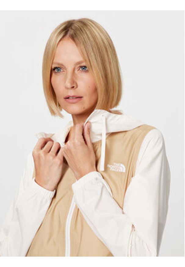 The North Face Wiatrówka Cyclone III NF0A82R7 Écru Regular Fit. Materiał: syntetyk