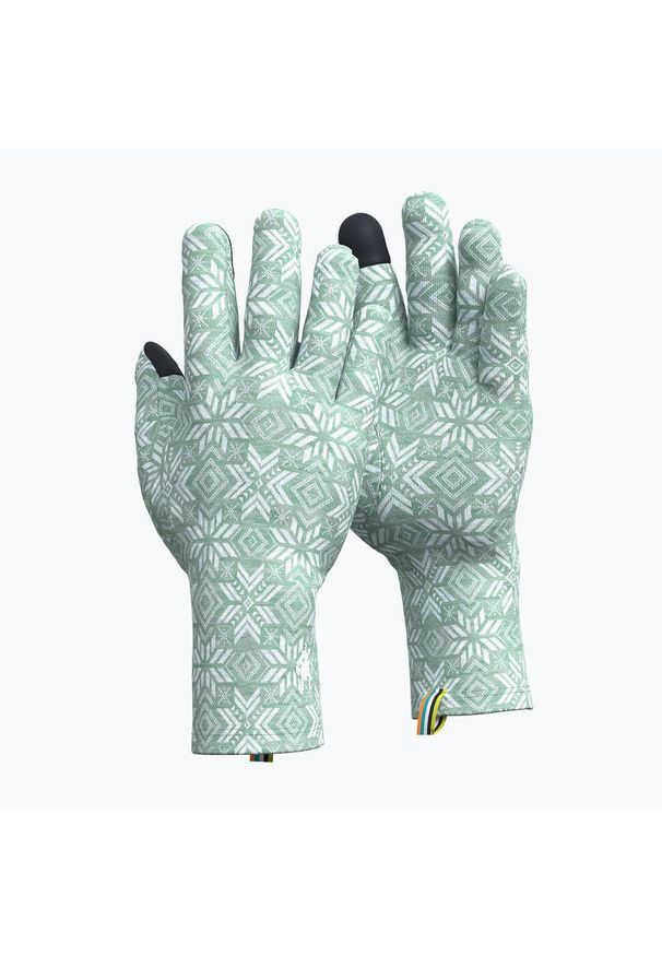 Rękawiczki trekkingowe Smartwool Thermal Merino. Kolor: zielony. Materiał: wełna. Sport: turystyka piesza