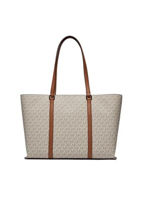 MICHAEL Michael Kors Torebka Temple Tote 30R4G1LT3B Beżowy. Kolor: beżowy. Materiał: skórzane