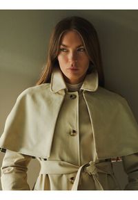 Hunter Trencz Keltie HARW0014251 Beżowy Regular Fit. Kolor: beżowy. Materiał: bawełna #9