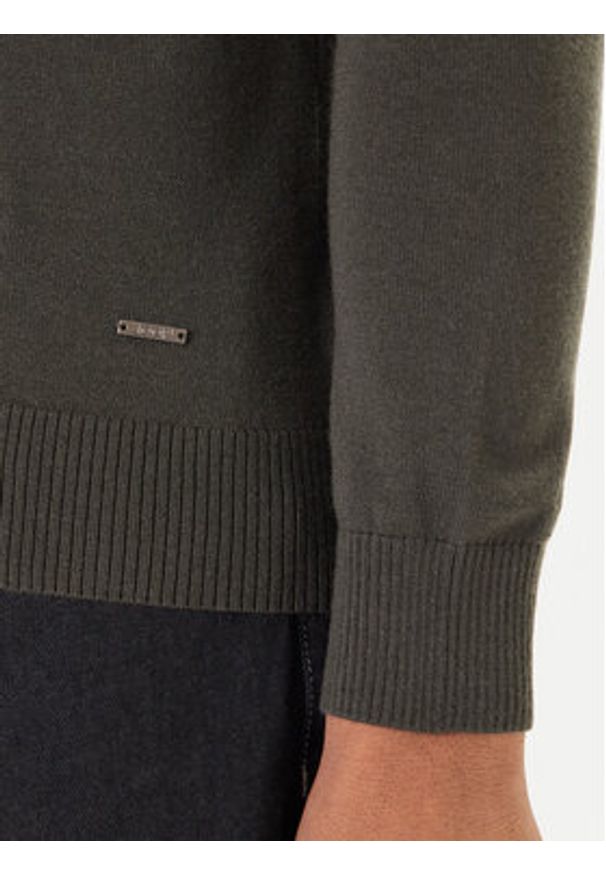 JOOP! Sweter 17 JK-03Dario 30032603 Zielony Modern Fit. Kolor: zielony. Materiał: wełna