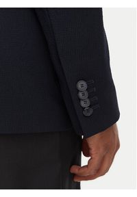 Karl Lagerfeld - KARL LAGERFELD Marynarka 155280-562034 Granatowy Slim Fit. Typ kołnierza: dekolt w karo. Kolor: niebieski. Materiał: wiskoza #3