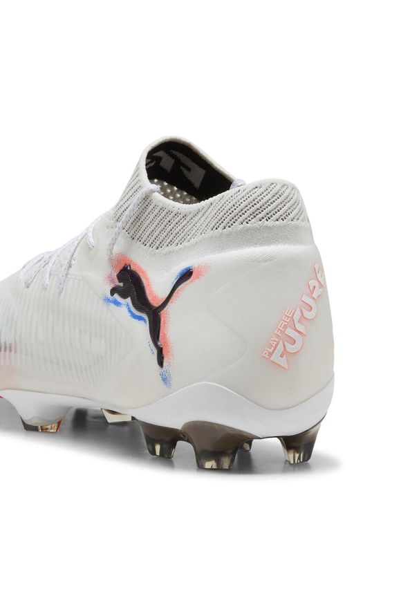 Puma - Buty piłkarskie unisex FUTURE 8 ULTIMATE FG PUMA White Black Glowing Red. Kolor: czerwony, biały, wielokolorowy, czarny. Sport: piłka nożna