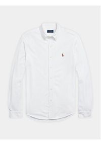Polo Ralph Lauren Koszula 710932545002 Biały Custom Fit. Typ kołnierza: polo. Kolor: biały. Materiał: bawełna #5