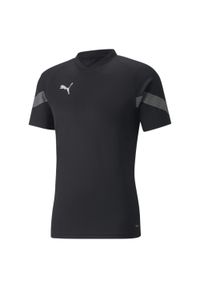 Podkoszulek Puma Teamfinal Training Jersey, Mężczyźni. Kolor: wielokolorowy, szary, czarny. Materiał: jersey