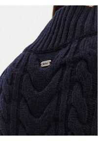 Barbour Sukienka dzianinowa Belford LDR0946NY73 Granatowy Regular Fit. Kolor: niebieski. Materiał: wełna #2