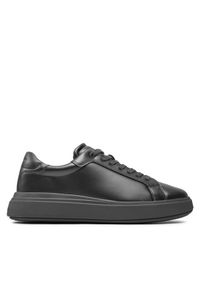 Calvin Klein Sneakersy Low Top Lace Up Shine HM0HM01390 Czarny. Kolor: czarny