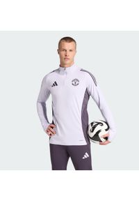 Adidas - Bluza Manchester United Tiro 25 Competition Training. Kolor: czarny, wielokolorowy, fioletowy. Materiał: dresówka. Sport: piłka nożna #1
