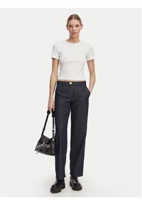 Armani Exchange Spodnie materiałowe XW002257 AF21337 MB001 Granatowy Relaxed Fit. Kolor: niebieski. Materiał: bawełna #3