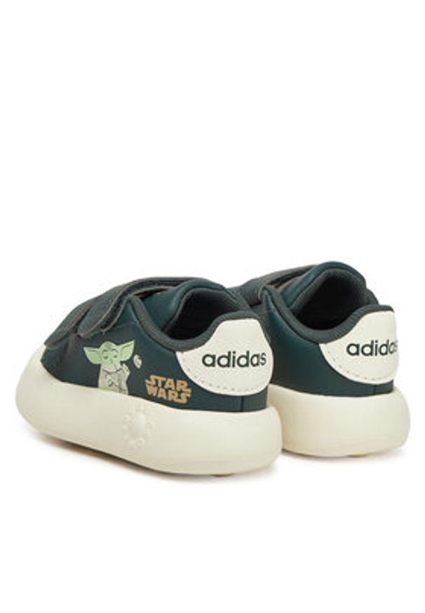 Adidas - adidas Sneakersy Star Wars Advantage IH6258 Zielony. Kolor: zielony. Materiał: skóra. Wzór: motyw z bajki. Model: Adidas Advantage