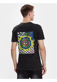 Brave Soul T-Shirt MTS-119PYTHON Czarny Regular Fit. Kolor: czarny. Materiał: bawełna #4