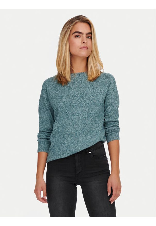 only - ONLY Sweter Rica 15204279 Zielony Regular Fit. Kolor: zielony. Materiał: syntetyk