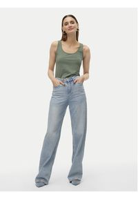 Vero Moda Top Lulu 10323756 Zielony Regular Fit. Kolor: zielony. Materiał: bawełna #2