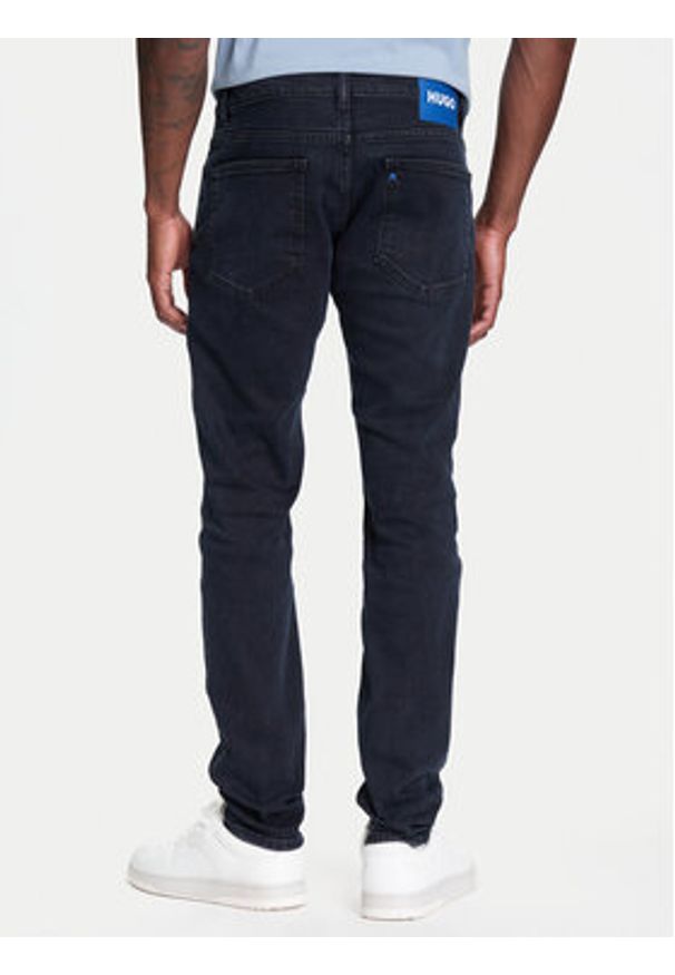 Hugo - HUGO Jeansy Zane 50541548 Granatowy Extra Slim Fit. Kolor: niebieski