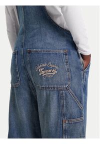 Tommy Jeans Ogrodniczki Classic DW0DW20529 Niebieski Straight Fit. Kolor: niebieski