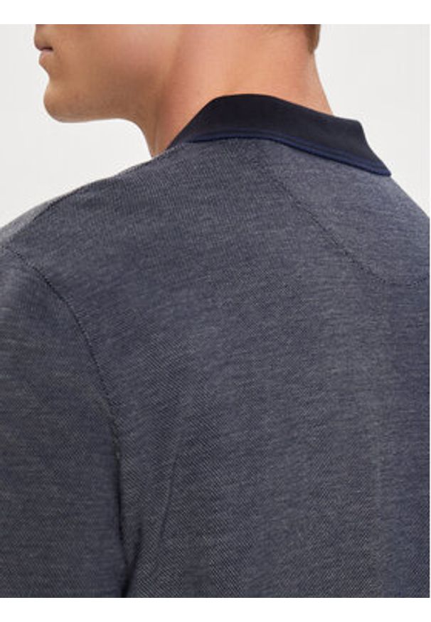 GANT - Gant Polo Oxford 2057029 Granatowy Regular Fit. Typ kołnierza: polo. Kolor: niebieski. Materiał: bawełna