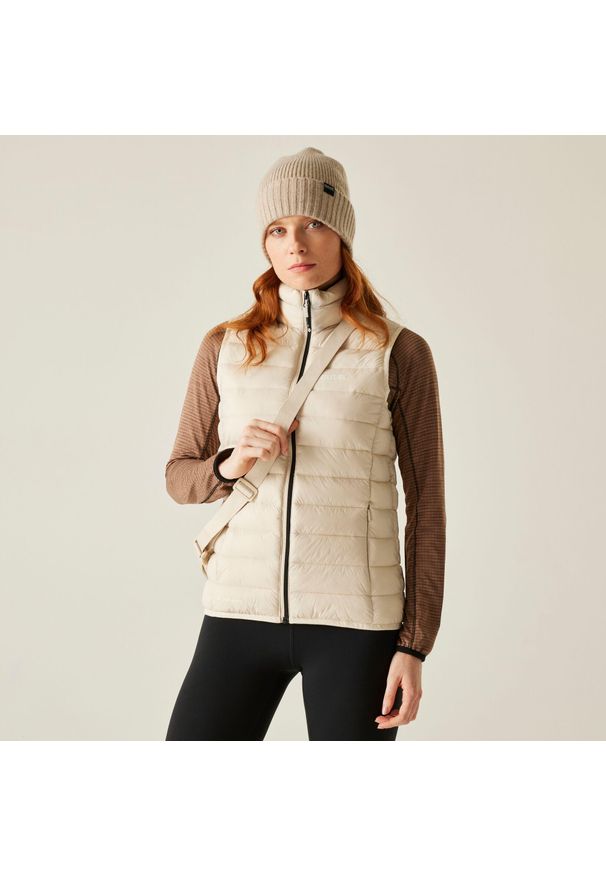 Regatta - Marizion Damska kamizelka spacerowa z przegrodami. Kolor: biały. Sport: turystyka piesza