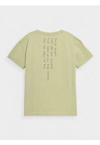 outhorn - T-shirt z nadrukiem męski. Okazja: na co dzień. Materiał: bawełna, jersey. Wzór: nadruk. Styl: casual #10