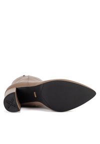 MEXX Botki MI001714343W Beżowy. Kolor: beżowy. Materiał: skóra